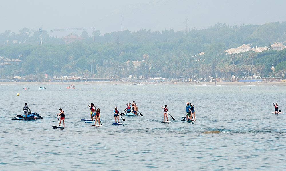 Paddle surf classes Marbella