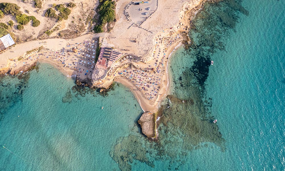 Cala Conta and Cala Escondida